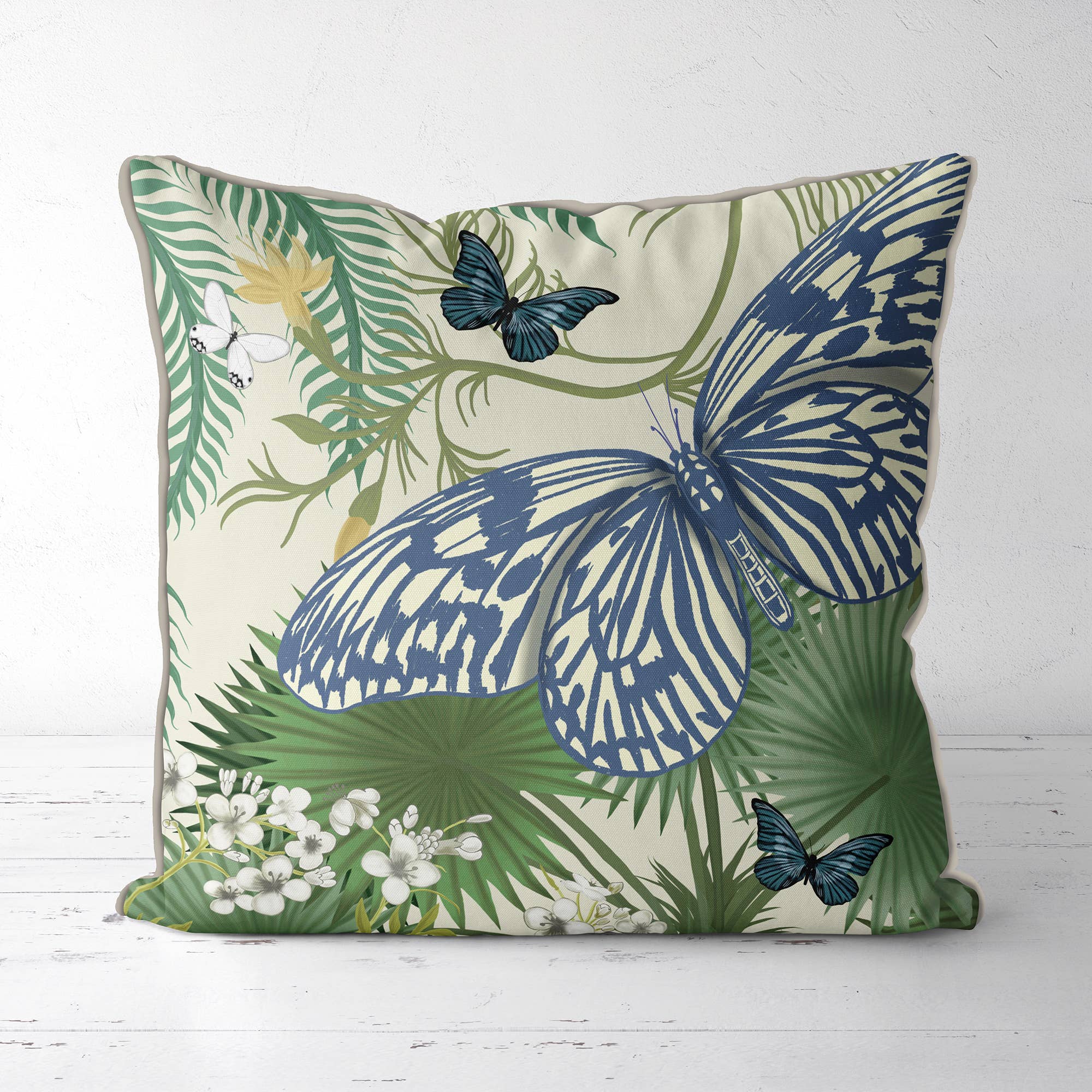 Butterfly Garden Sunlight 2 Cushion / Throw Pillow
