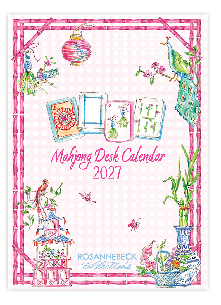 Calendar 2027 Handpainted Mahjong