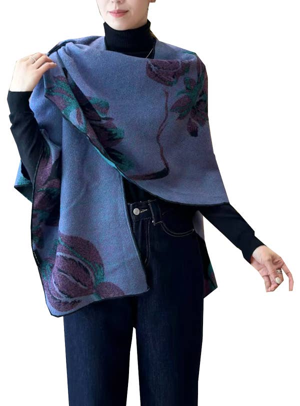 Purple Lotus Reversible Loop Wrap