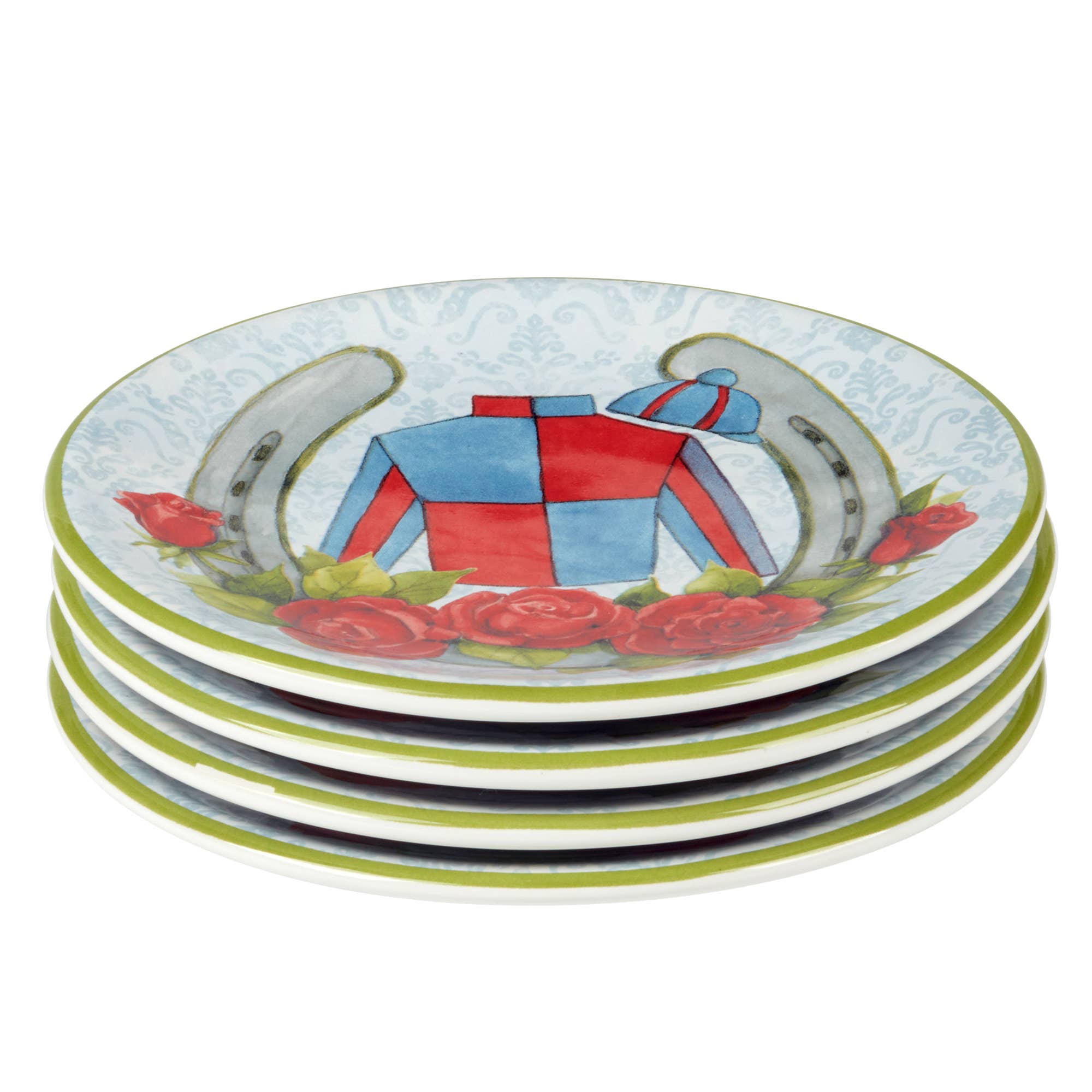 Day at the Races Canape Plates 6 4 asst.