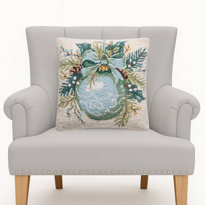 Ornament Square Hook Pillow
