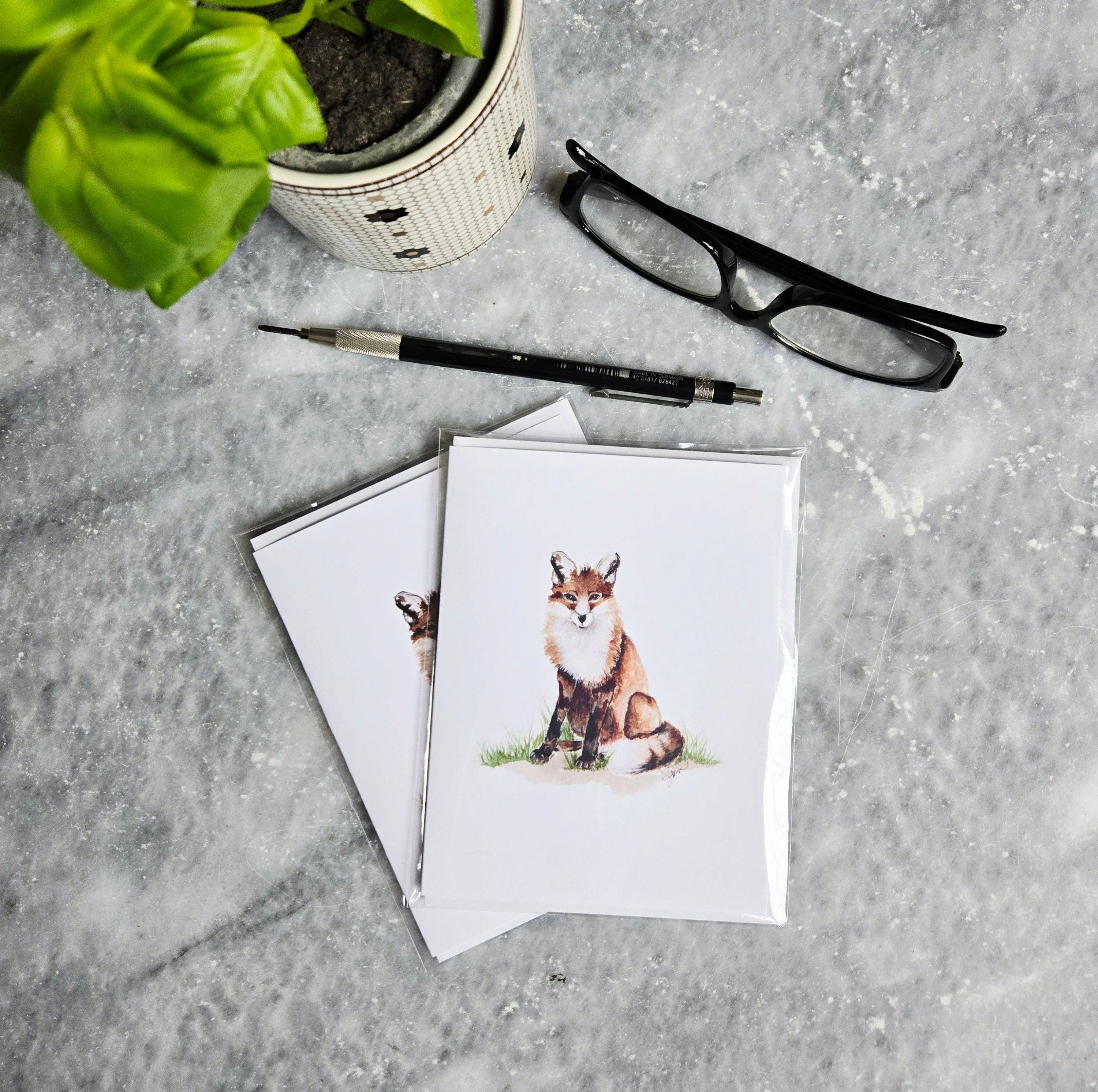 Note Card - Fox