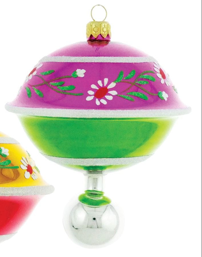 Old Country Top - green/pink - Heartfully Yours