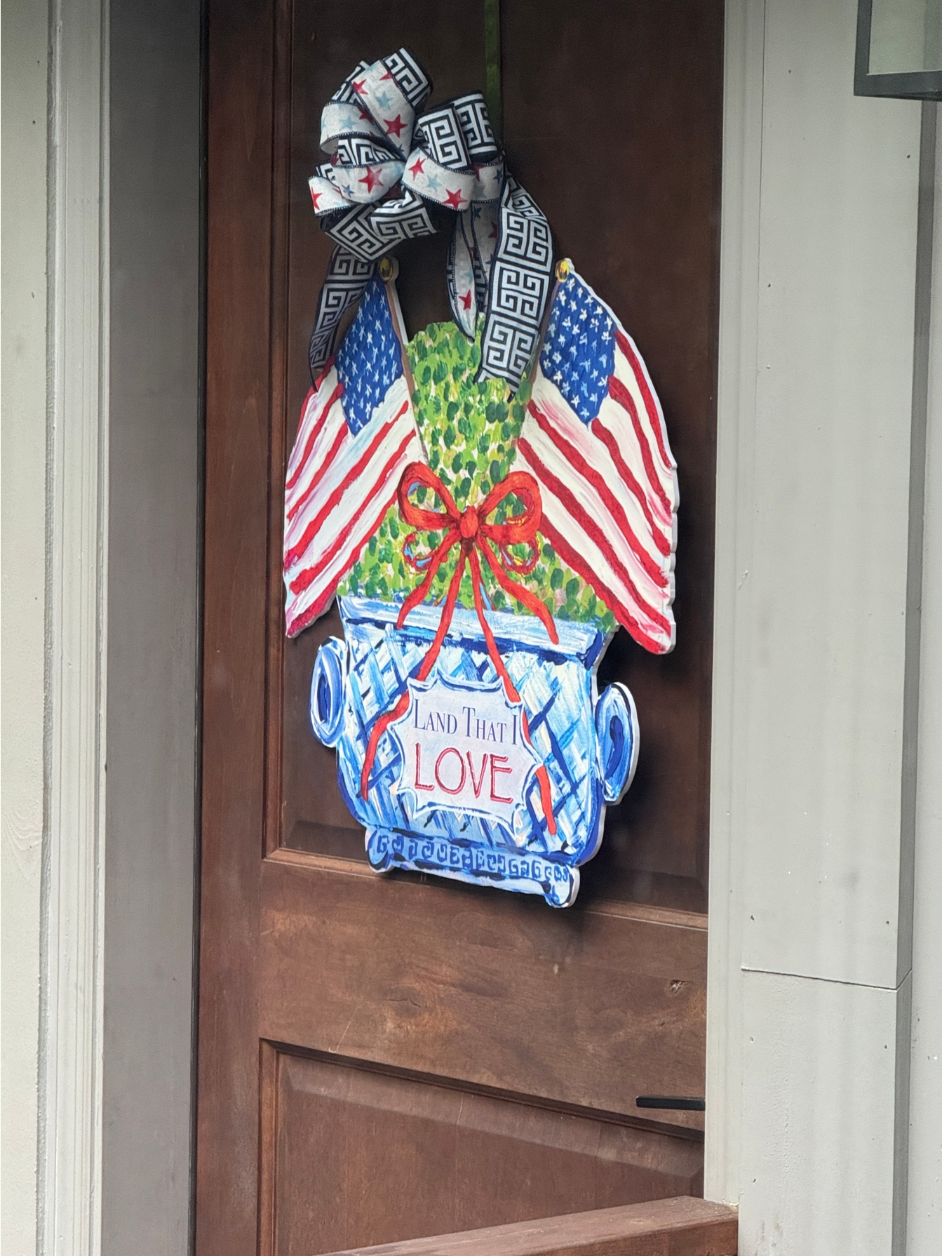 Land That I Love Door Decor