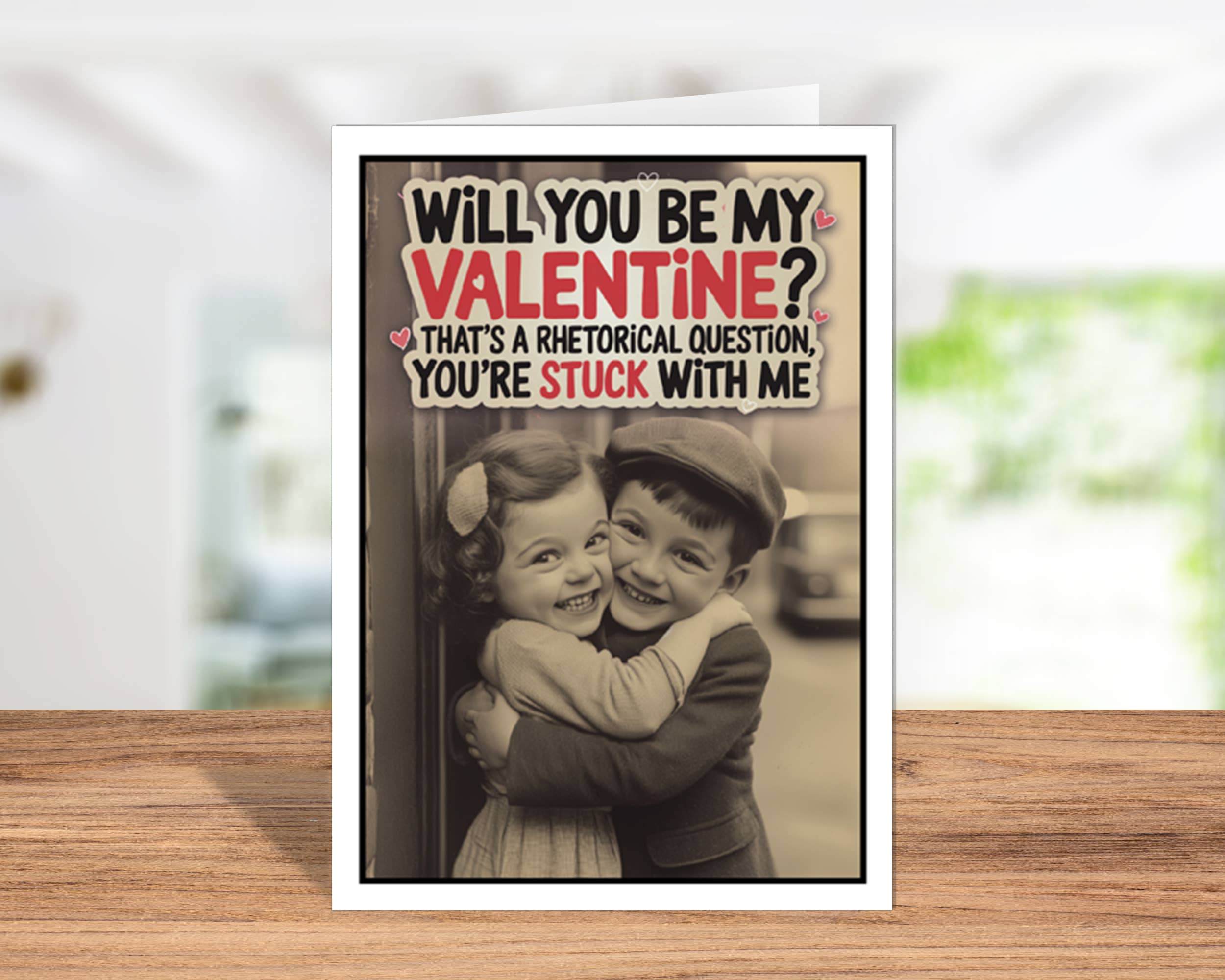 Handmade Cute Valentine Cards for Her or Him