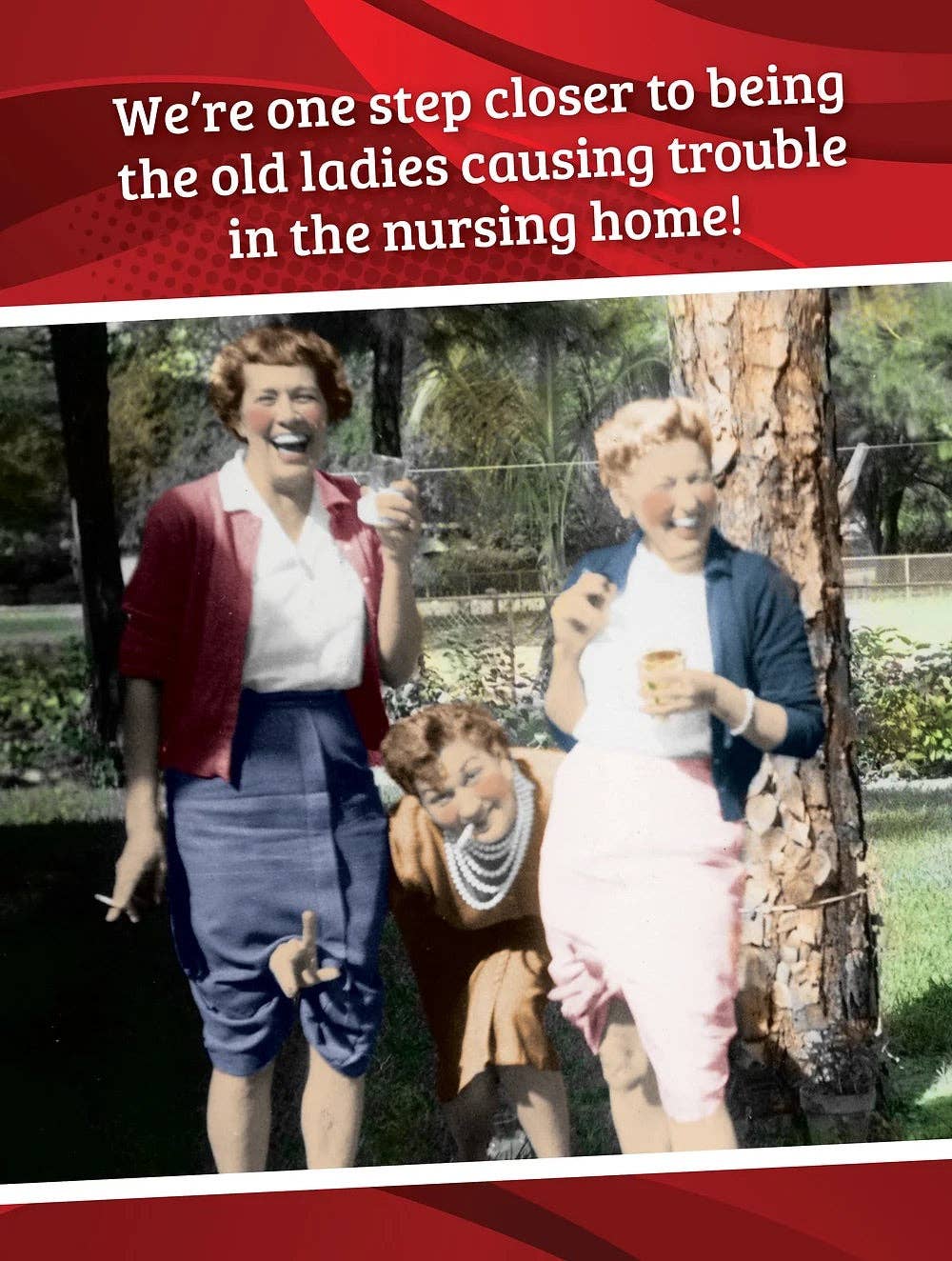 AP1411 Birthday Card – “Trouble in the Nursing Home”