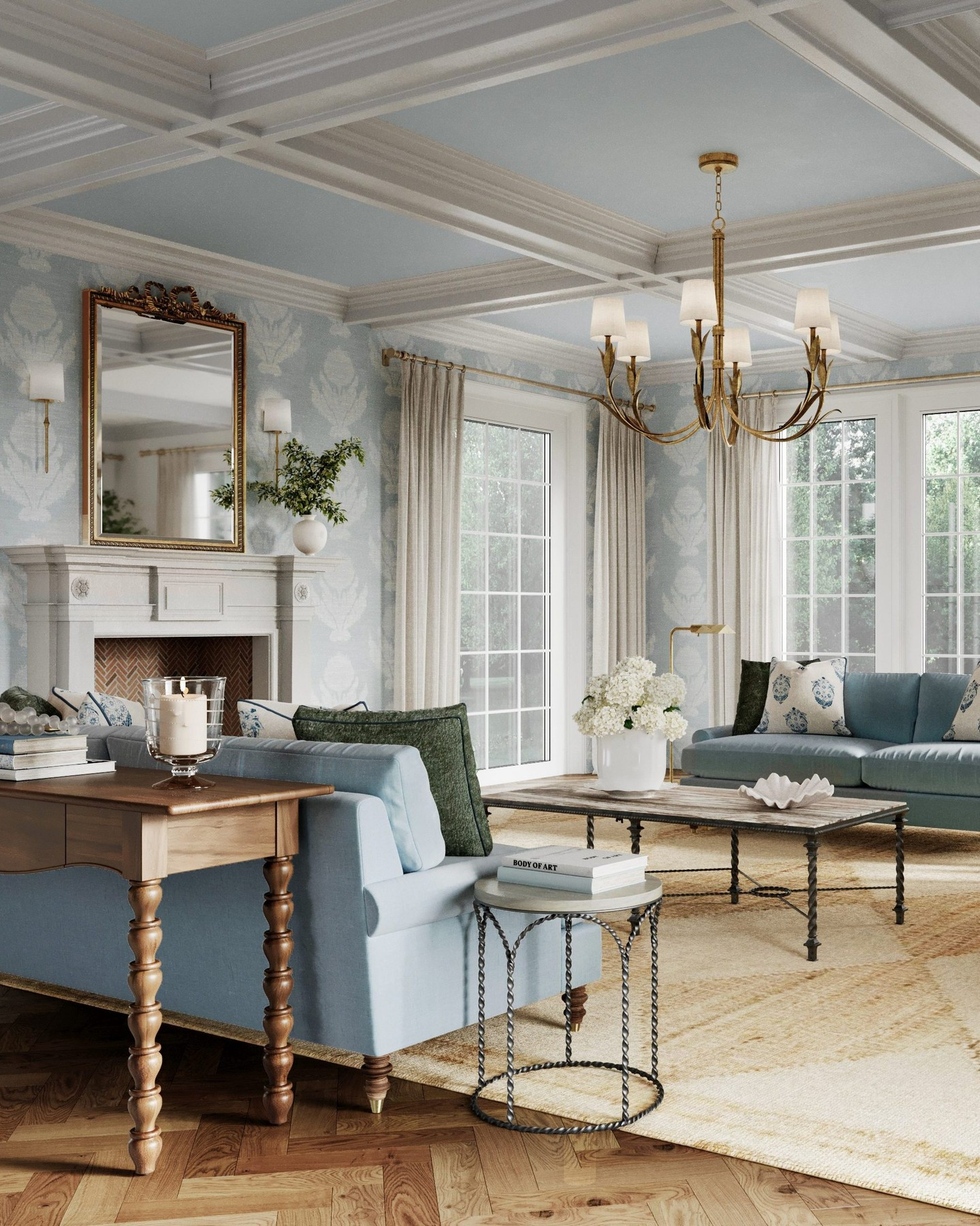 River Reed Chandelier