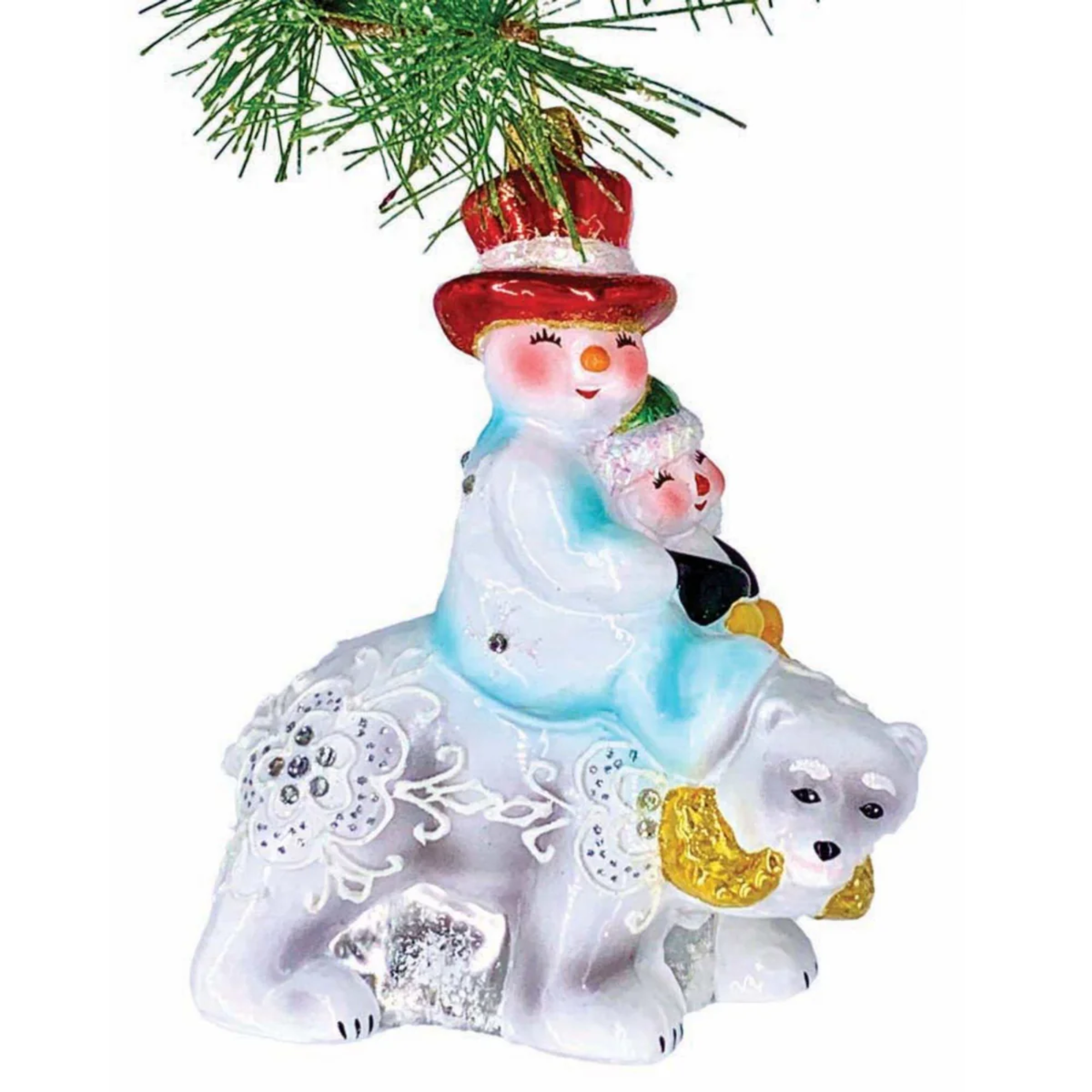 Snowbear Glow Ornament - Heartfully Yours