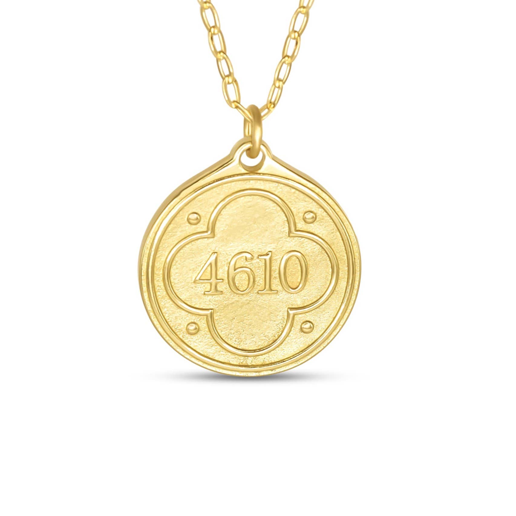 Pendant Scripture Verse Necklace  - Psalm 46:10: - 22" long