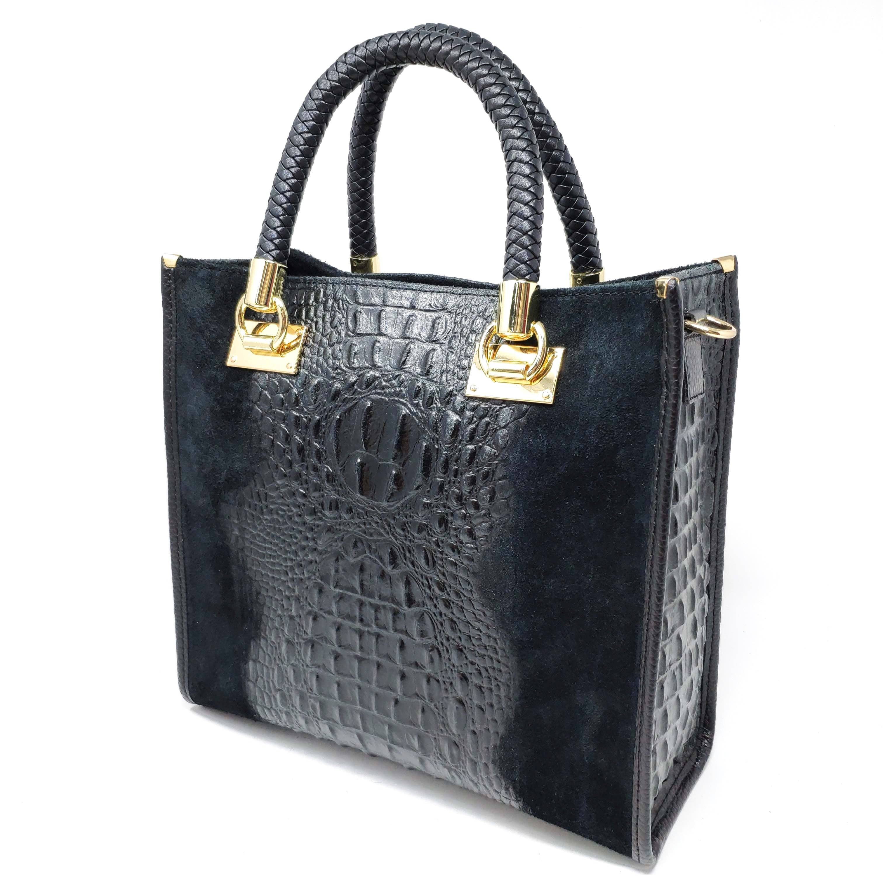 GF13221 GENUINE ITALIAN LEATHER PORTFOLIO BAG: MUSTARD