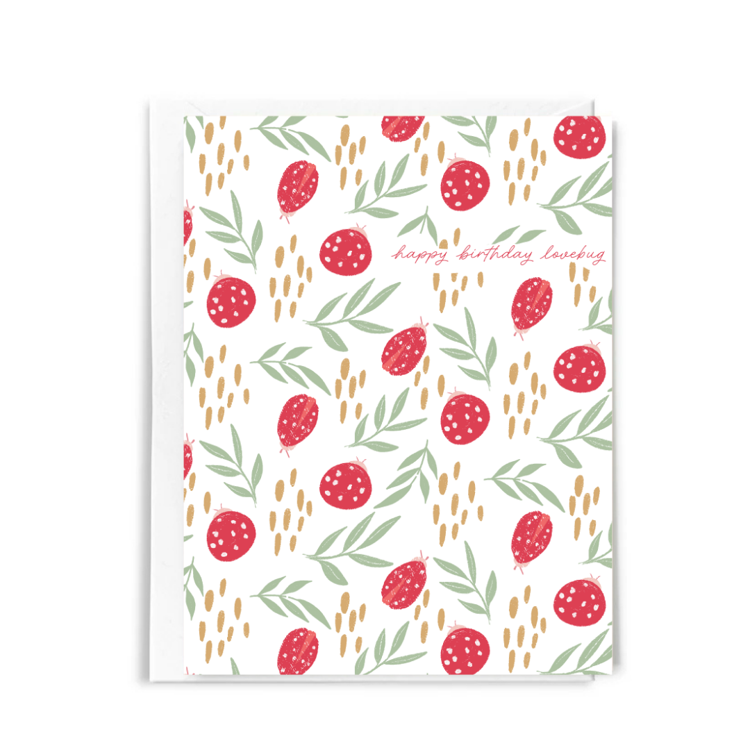 Happy Birthday Lovebug Greeting Card | Birthday Card