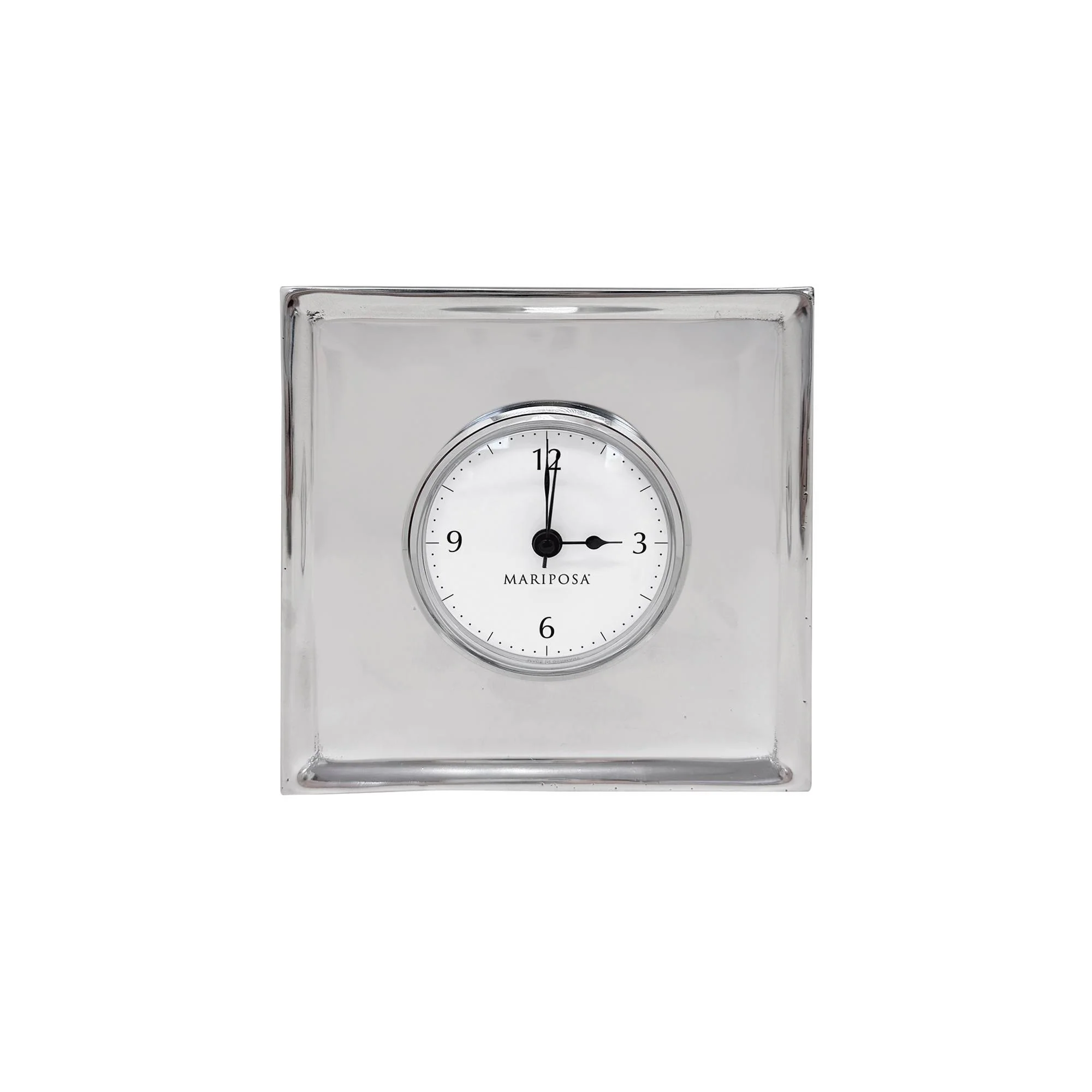 Mariposa Engravable Square Clock