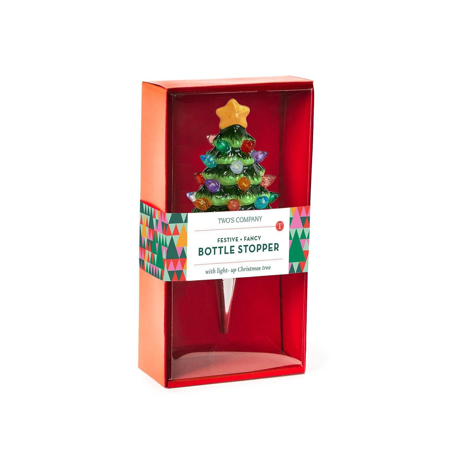 Light-Up Tree Bottle Stopper