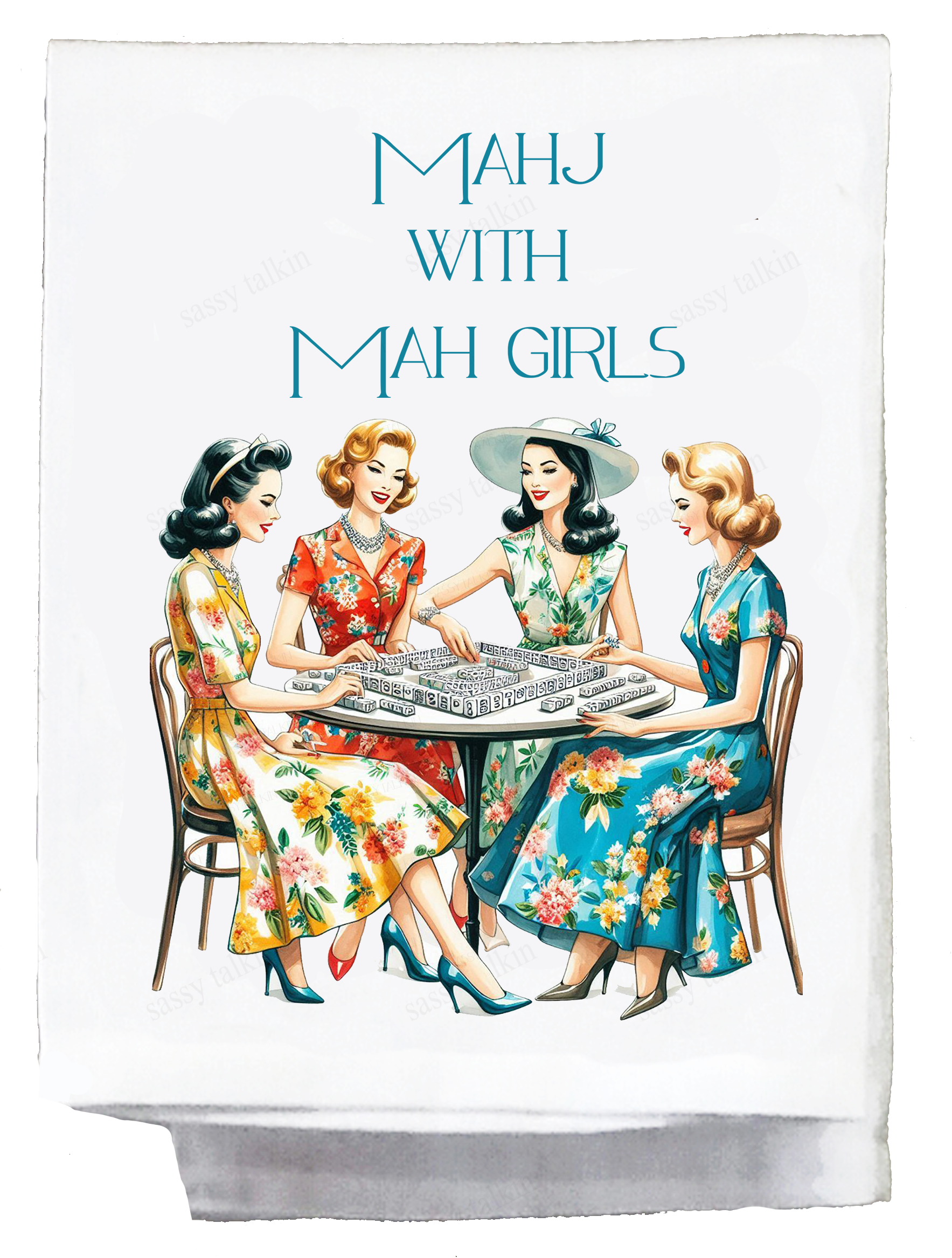 Sassy Girl, Mahjong, Mahj with mah girl
