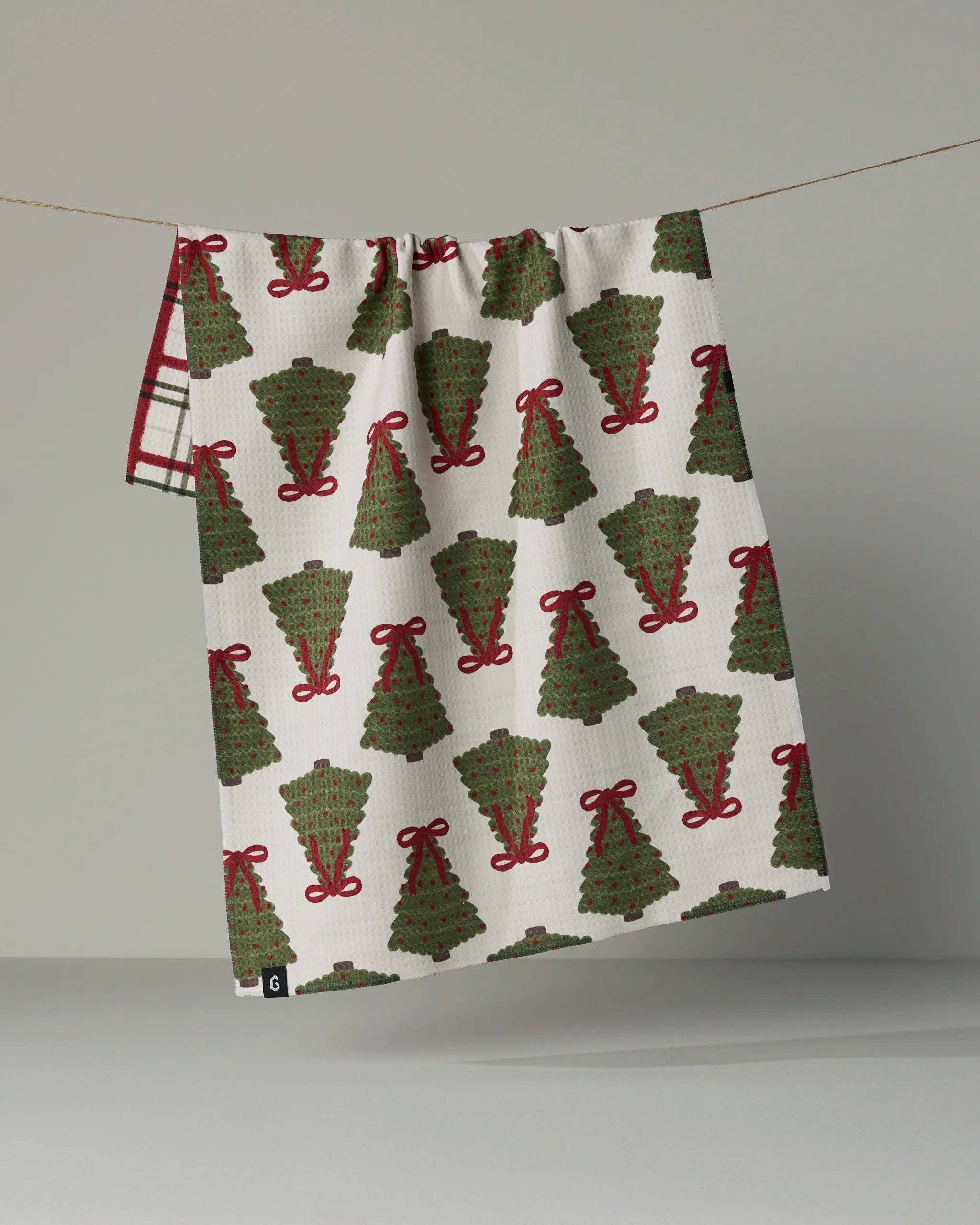 Ribbon Pines Luxe Kitchen Towel - Holiday 2026