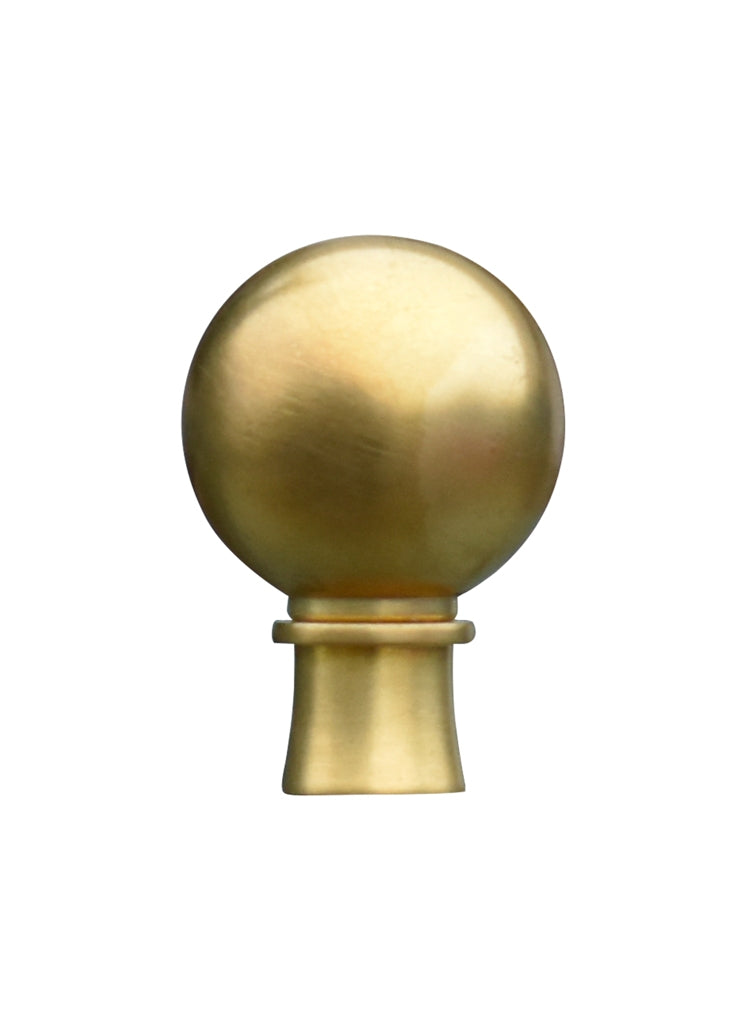 Solid Brass Small Ball Finial