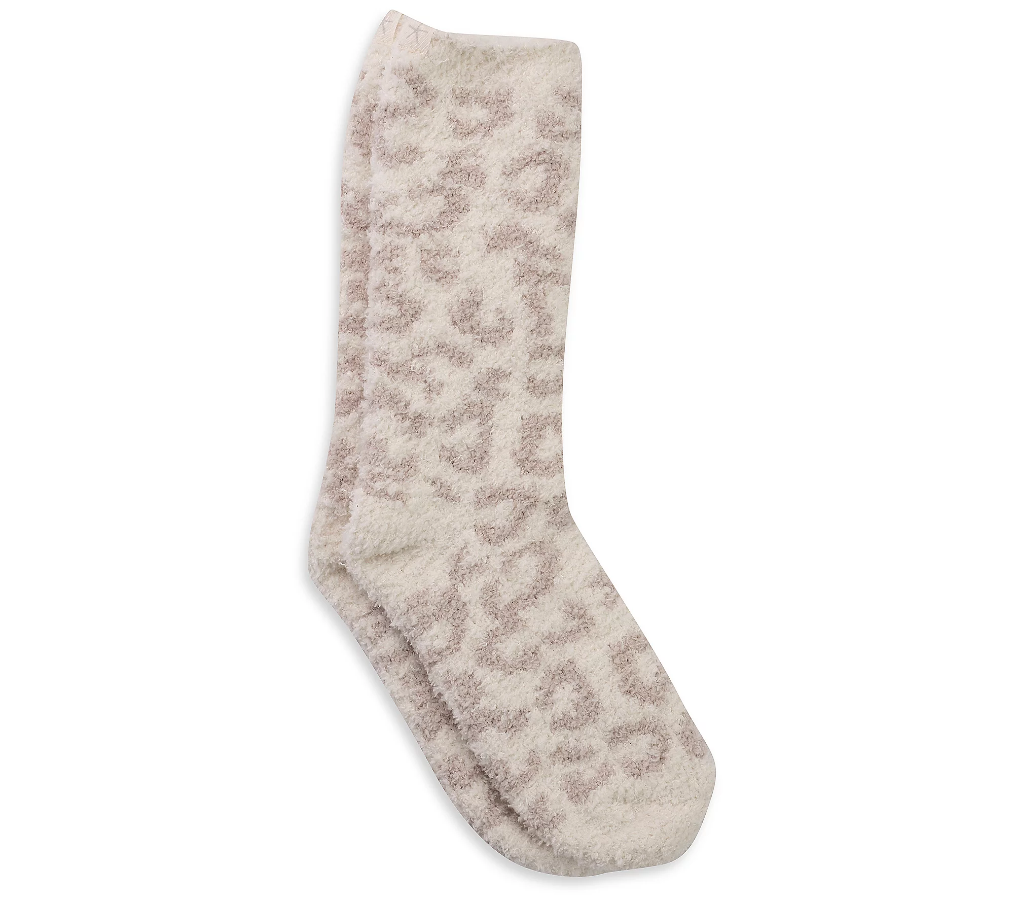 Leopard Socks-Cream