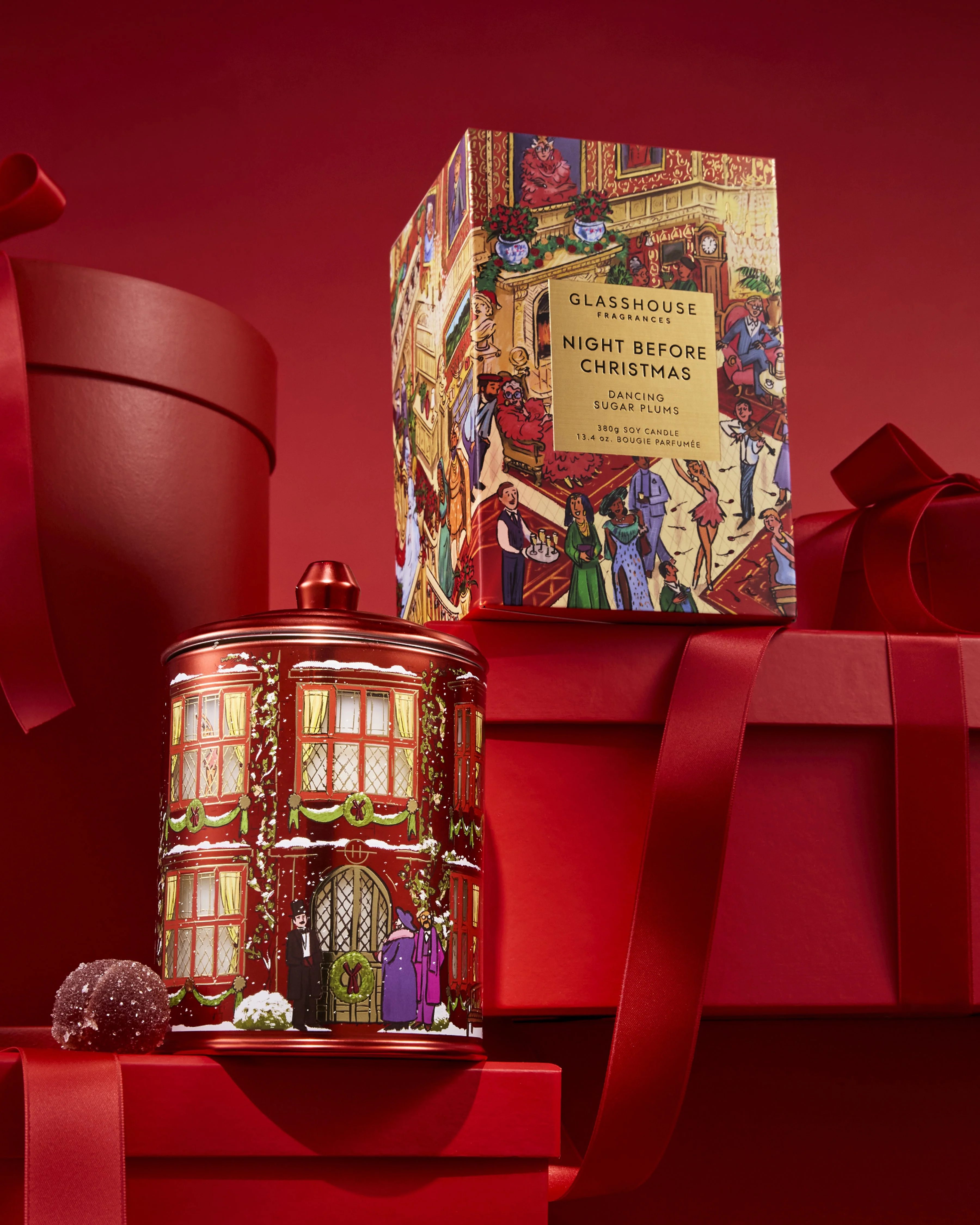 Glasshouse Night Before Christmas Candle