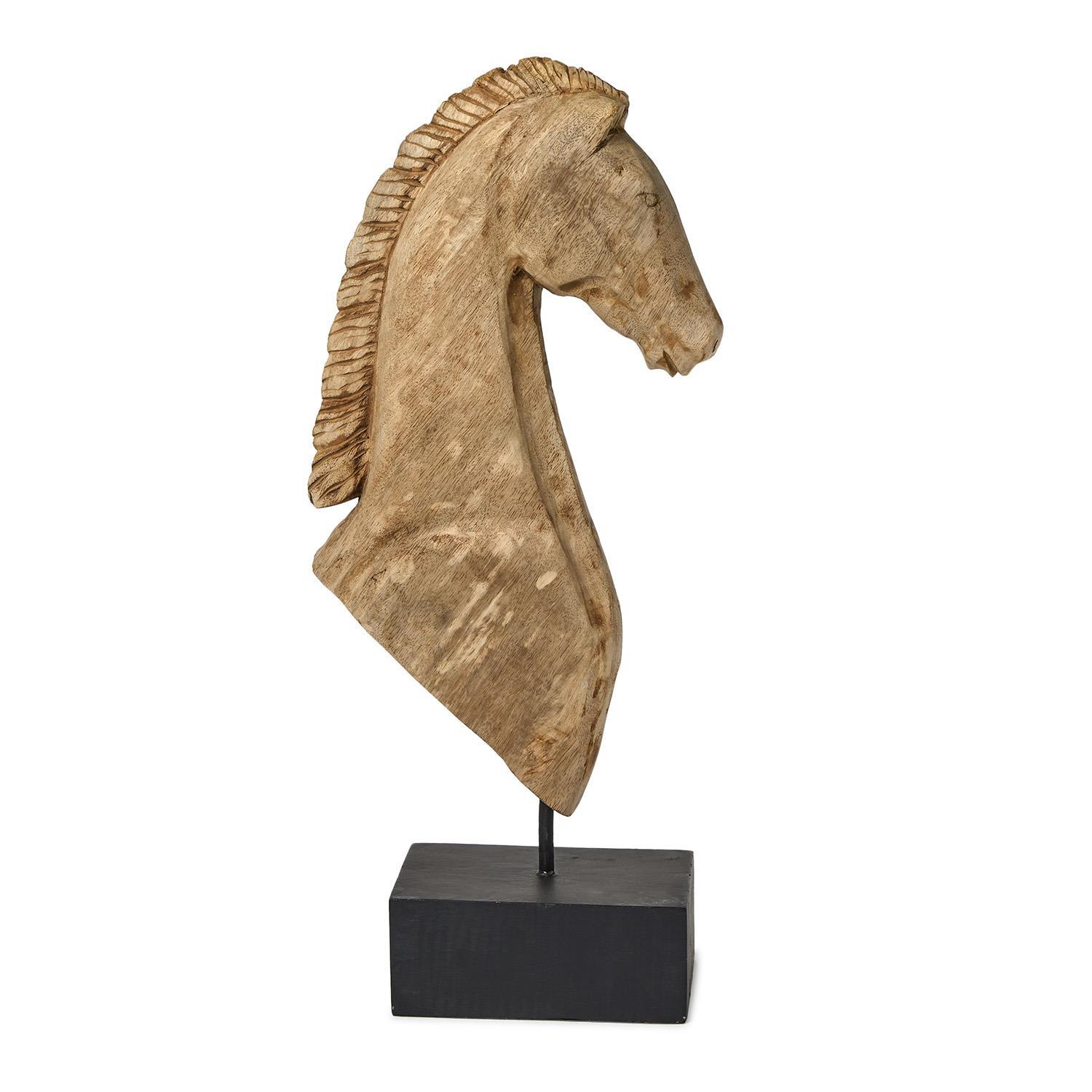 EQUINES SCULPTURE ON BLACK STAND