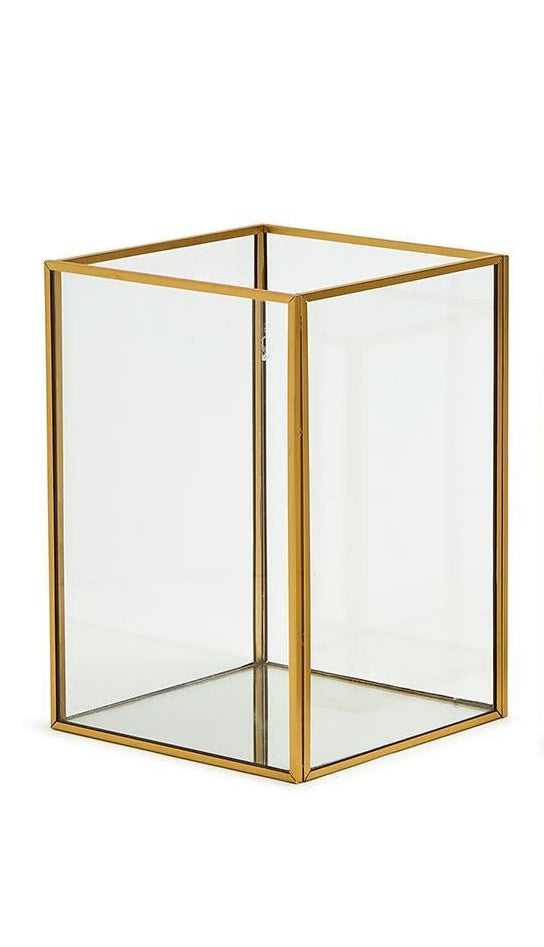 Rectangular Glass Vase- Large