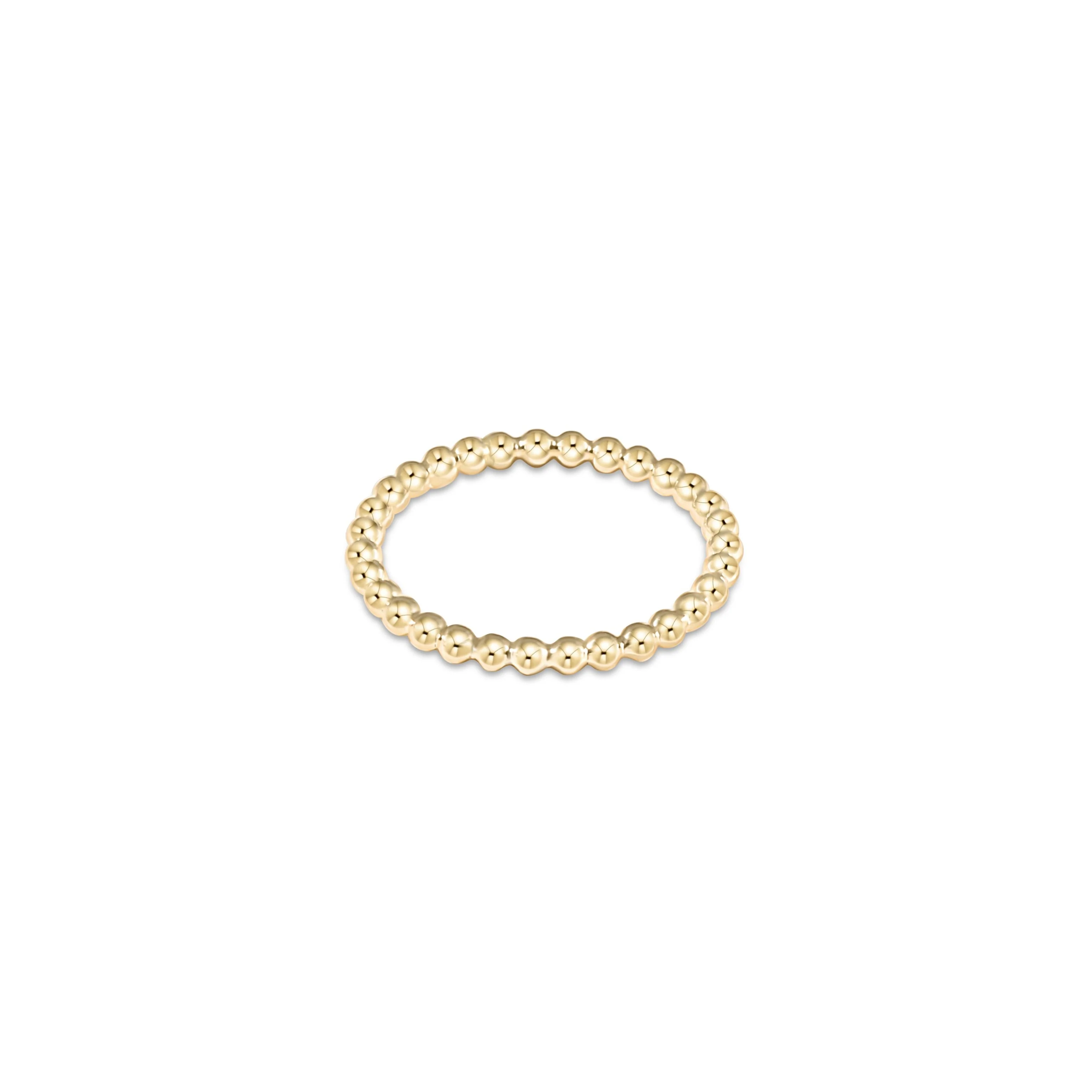 Enewton Classic Gold Bead Ring - 1.5 mm bead