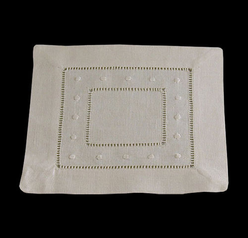 Swiss Dot Cocktail Napkins - Ecru