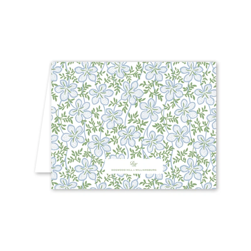 Ghost Blossom Blue Card - Package of 8