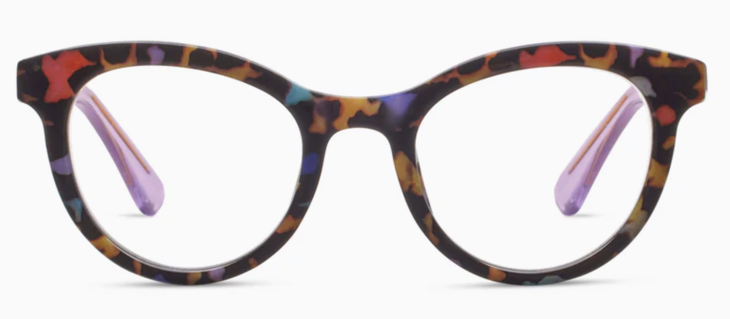Tribeca (Blue-Light) Purple Glasses - Strength 3