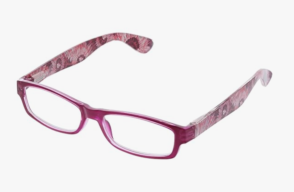Flashback (Blue-Light) Tie Dye Pink Glasses- Strength 1.00