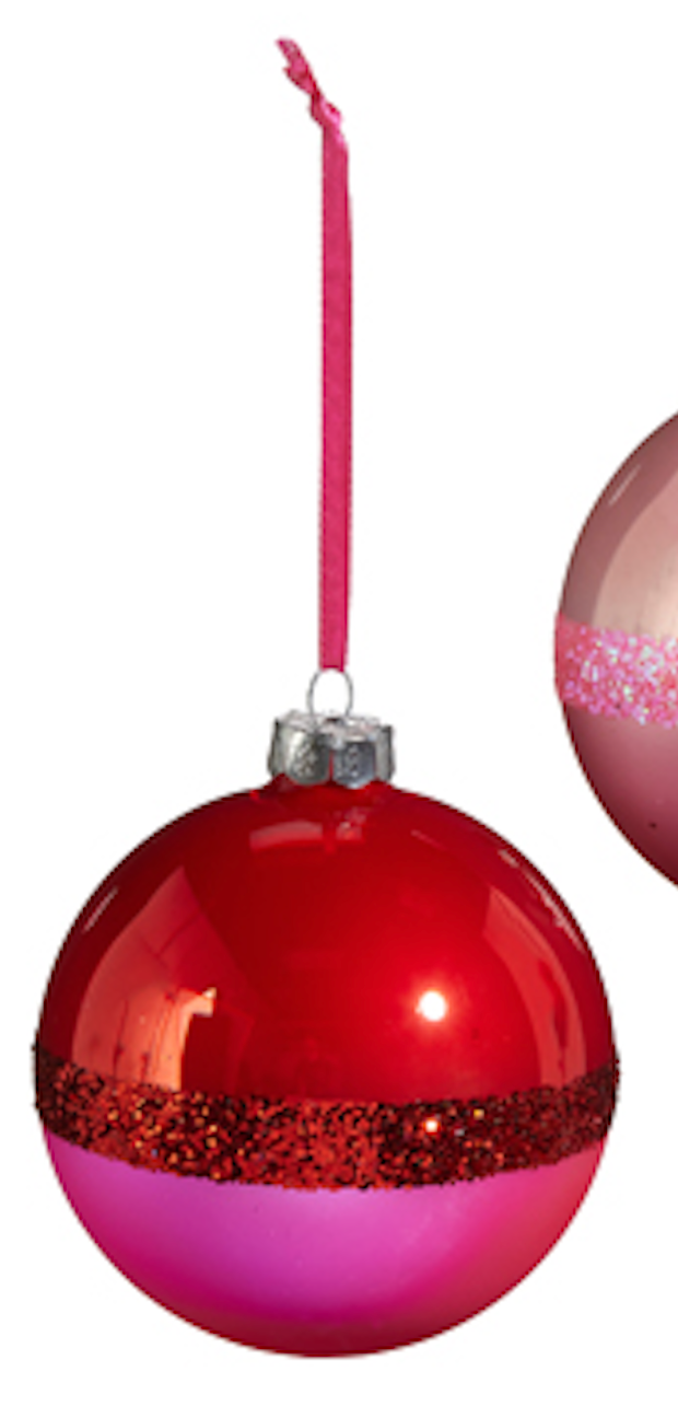 Red/Pink Ornament Ball