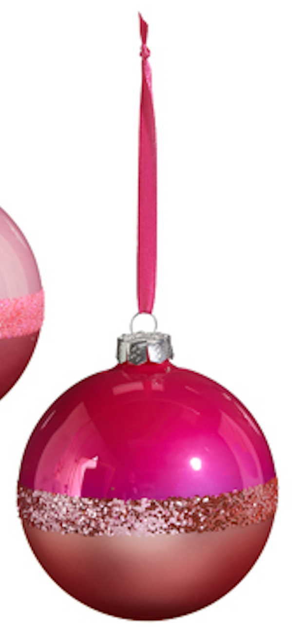 Dark Pink Ornament Ball