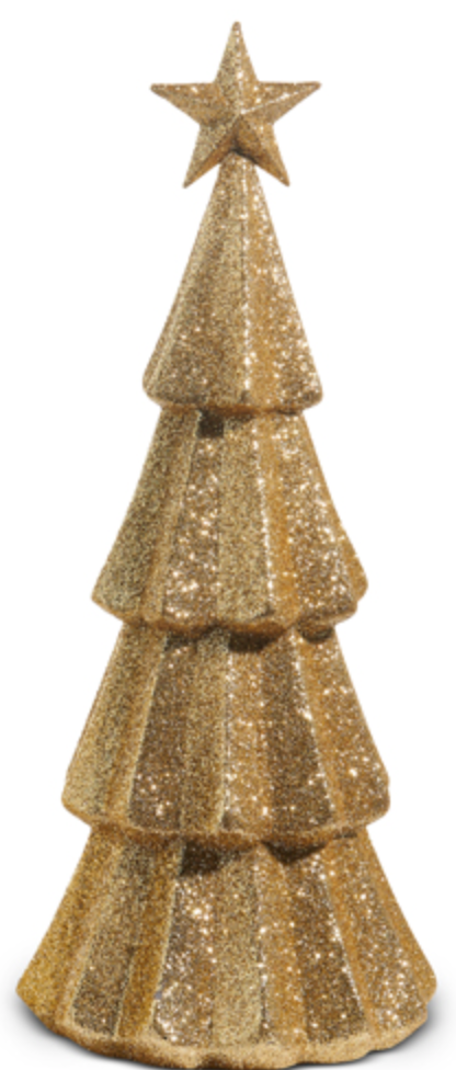 Gold Glitter Tree- Large