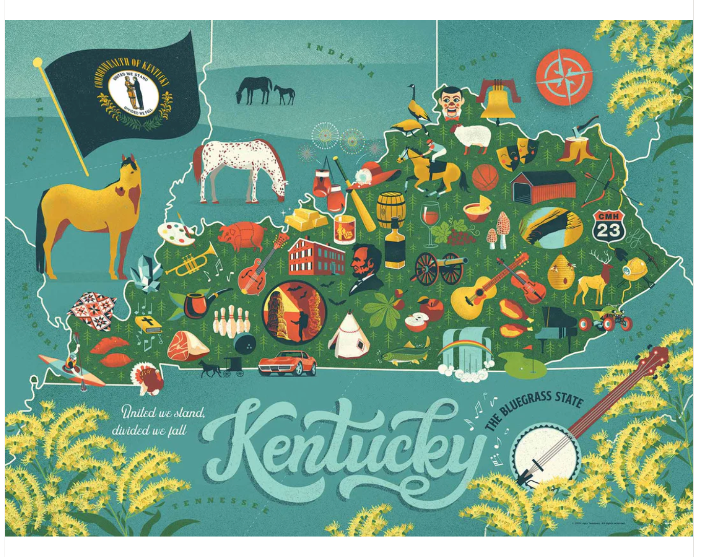 Kentucky Puzzle- 500 Piece