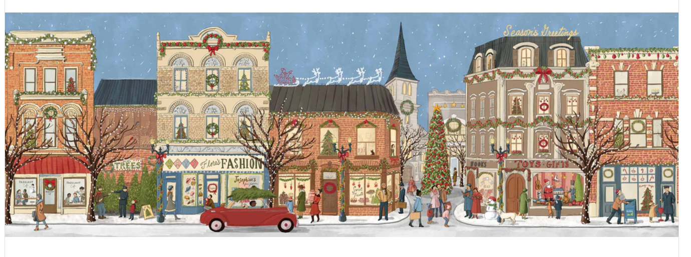 Merry Main Street Puzzle- 750 Piece