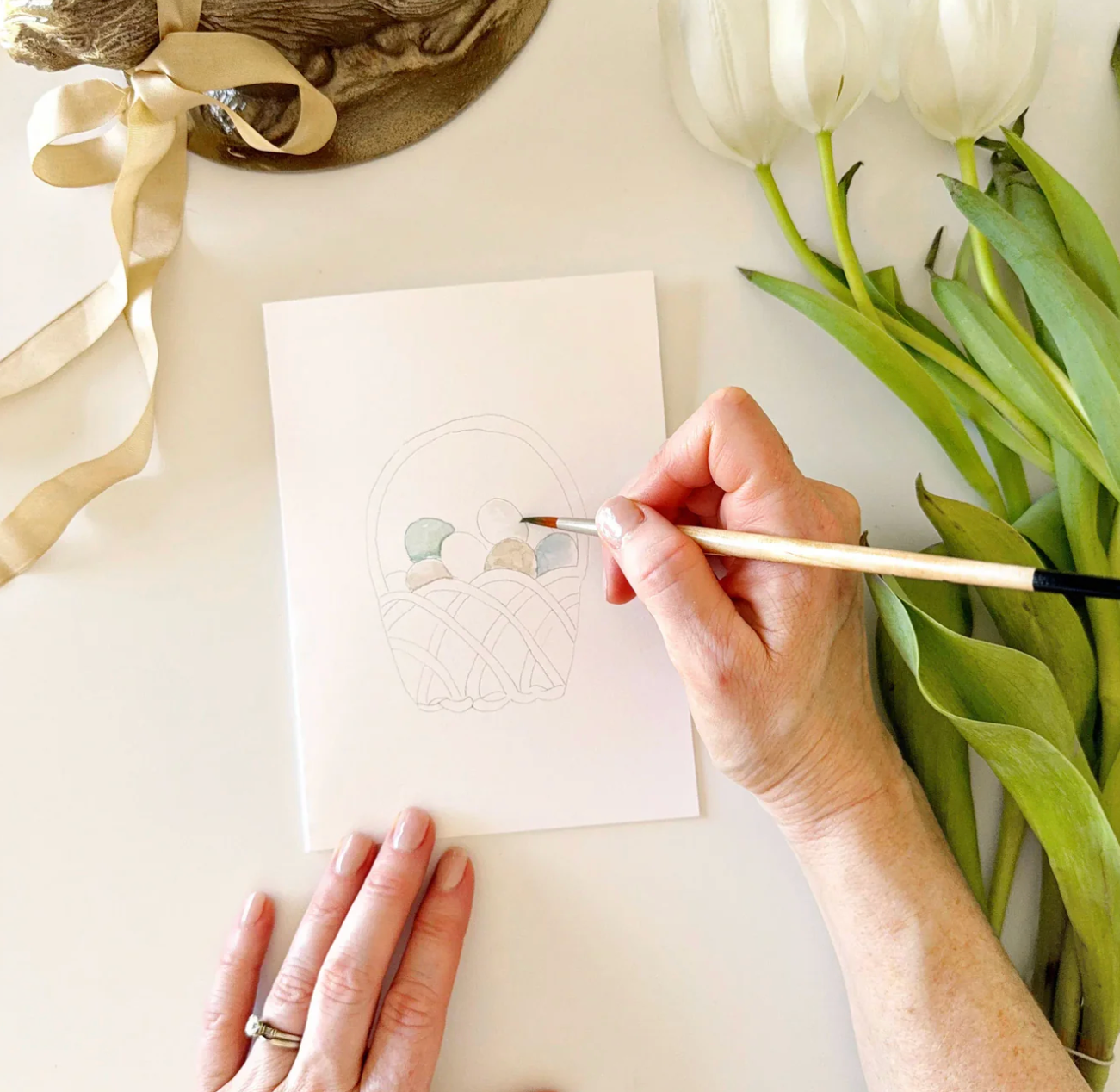 Easter Paintable Notecard