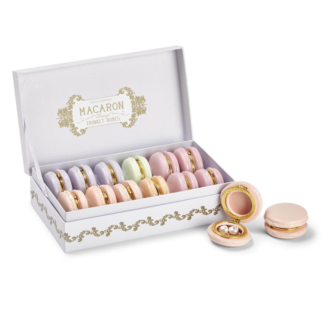 Lavender Macaron Trinket Box