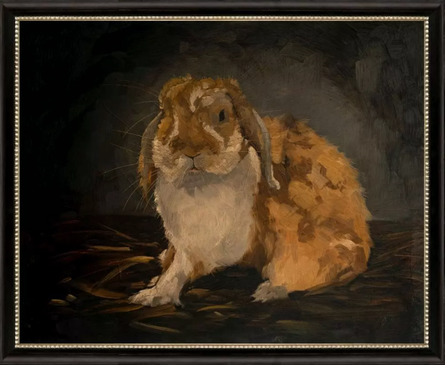 Resting Bunny Art - A