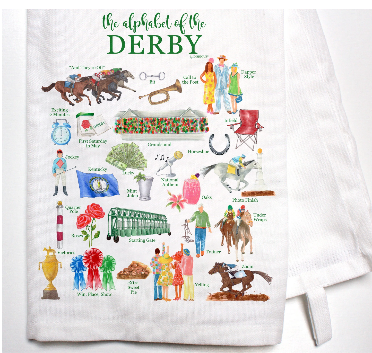 Derby ABC Dish Towel