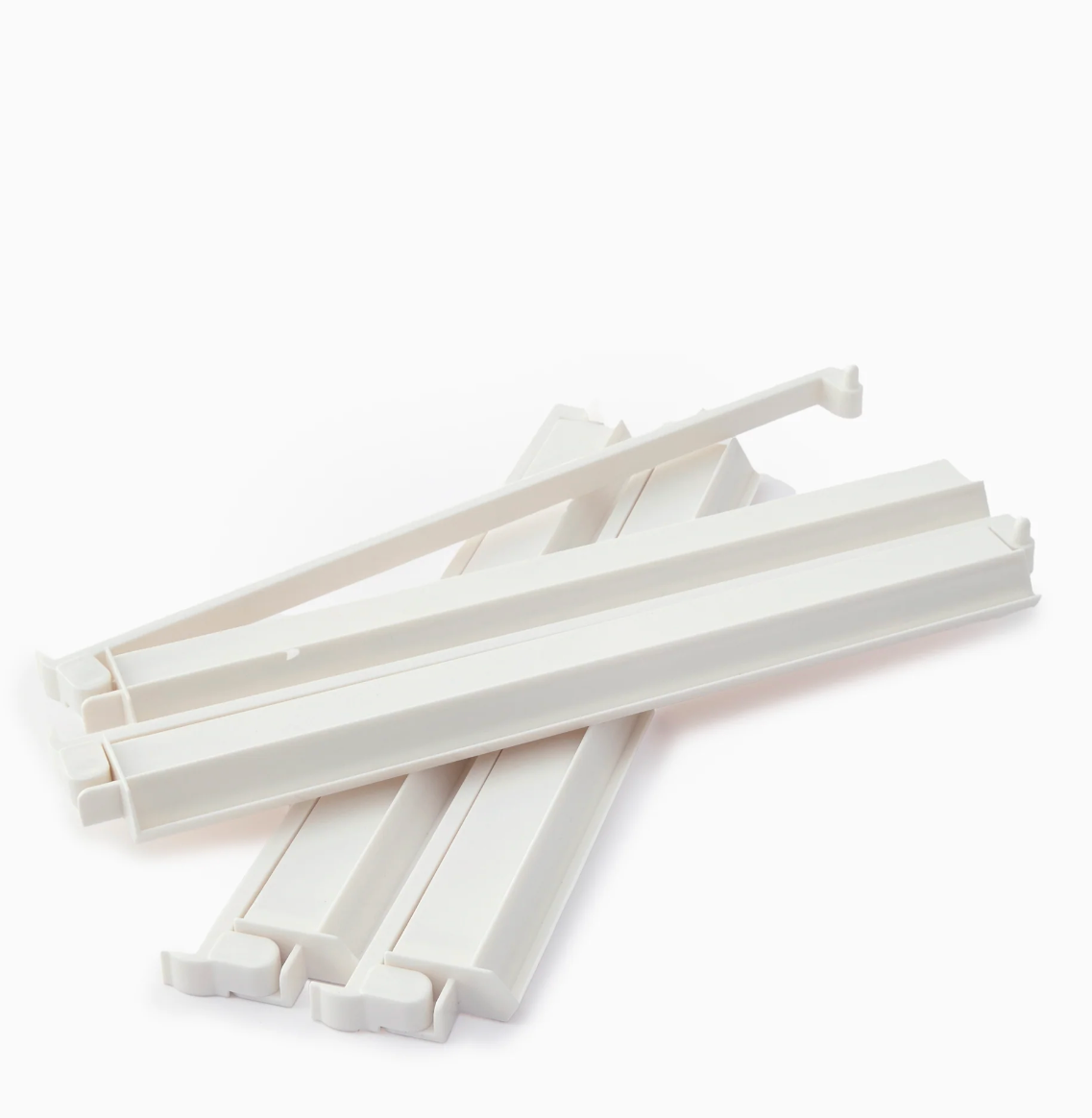 White Acrylic Rack and Pusher Set