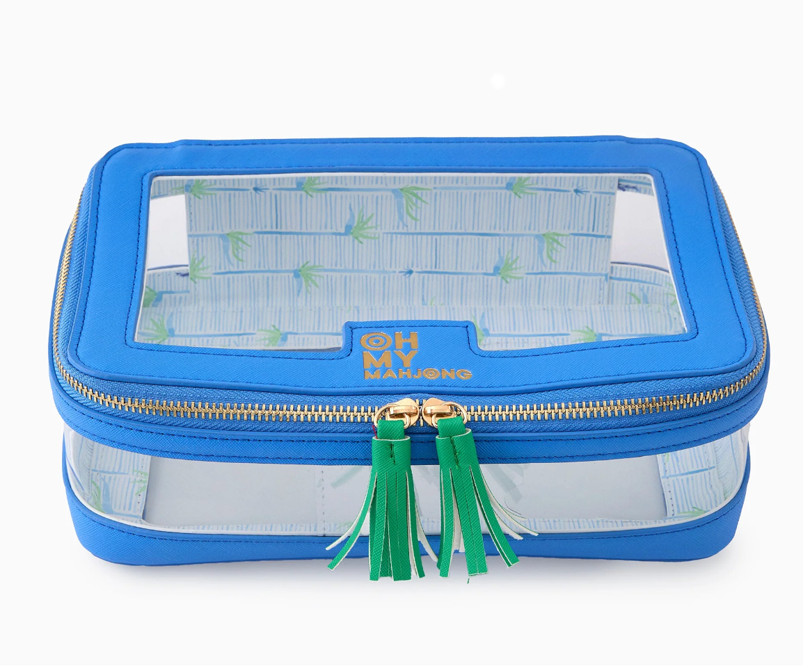Blue Tile Storage Bag