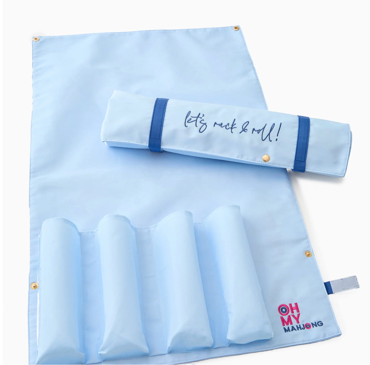 Light Blue Let's Rack and Roll Bag