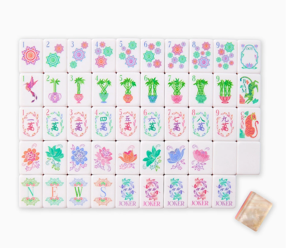 Pearlescent Mahjong Tiles
