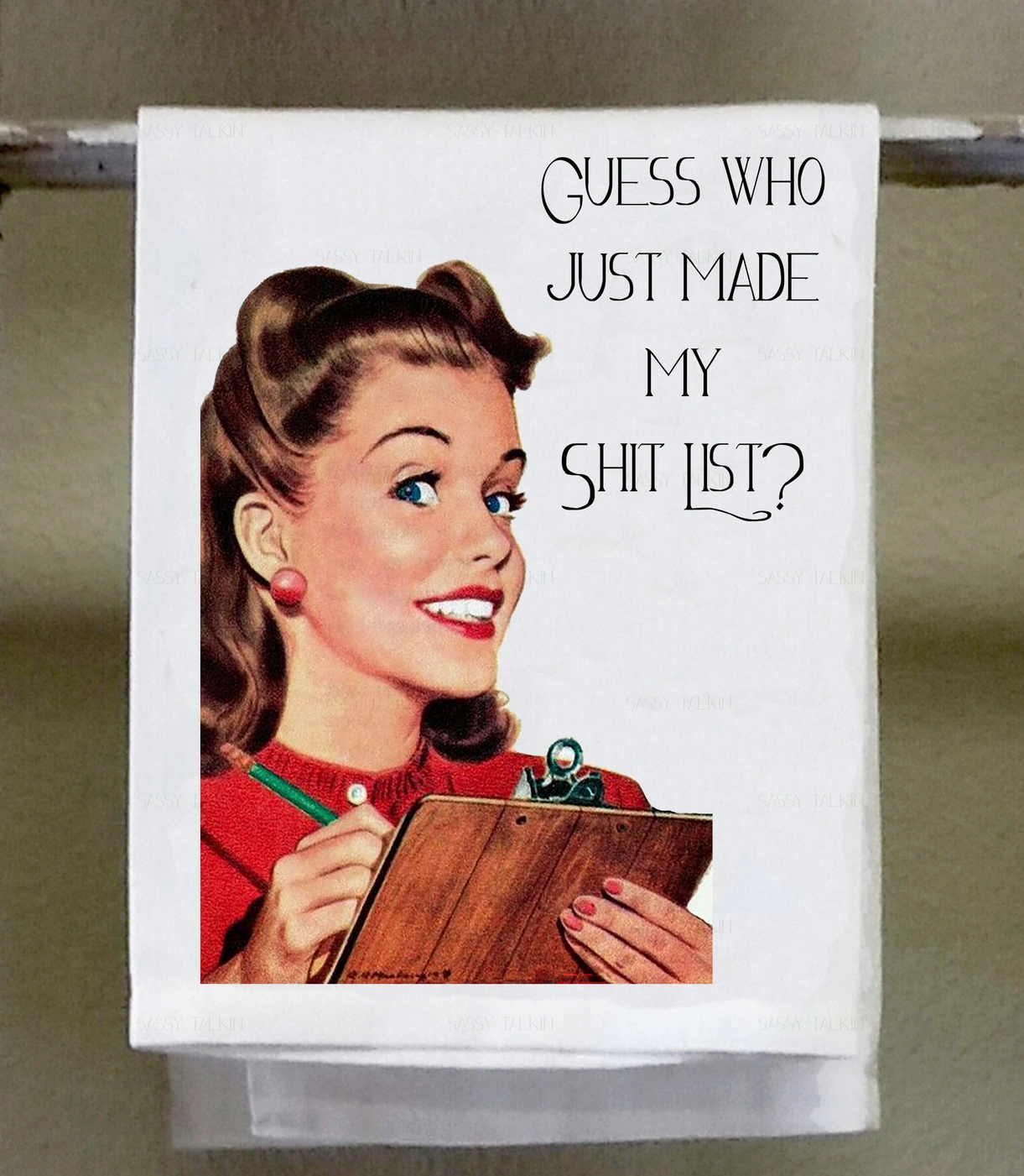 Who Made my List Tea Towel