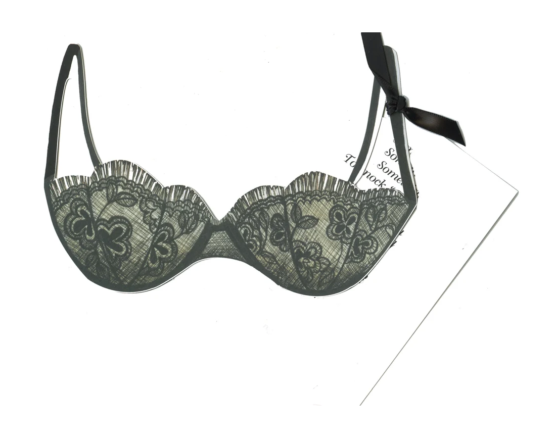Black Bra Good Friends Card