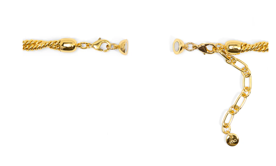 Magnet Jewelry Extender Catch, Gold