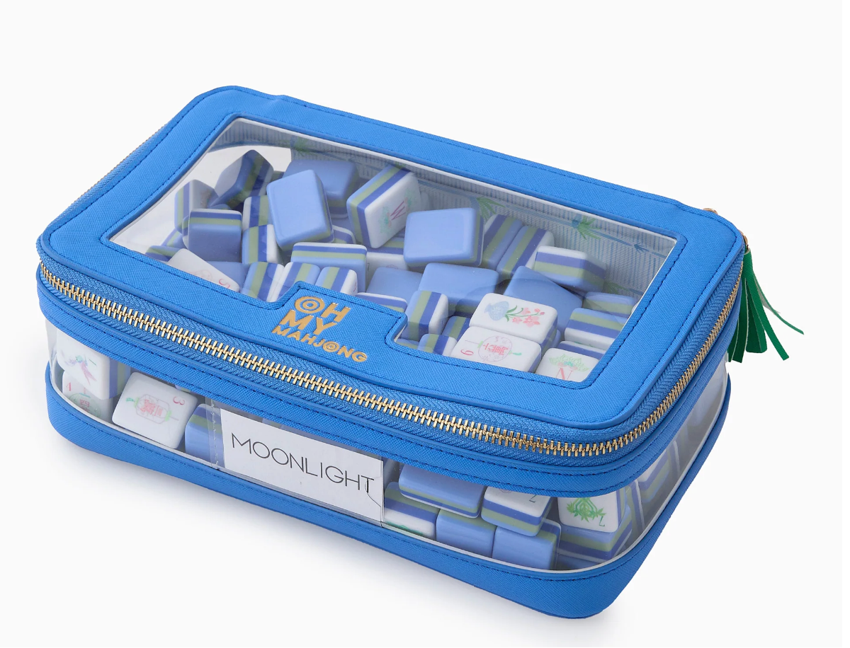 Blue Tile Storage Bag