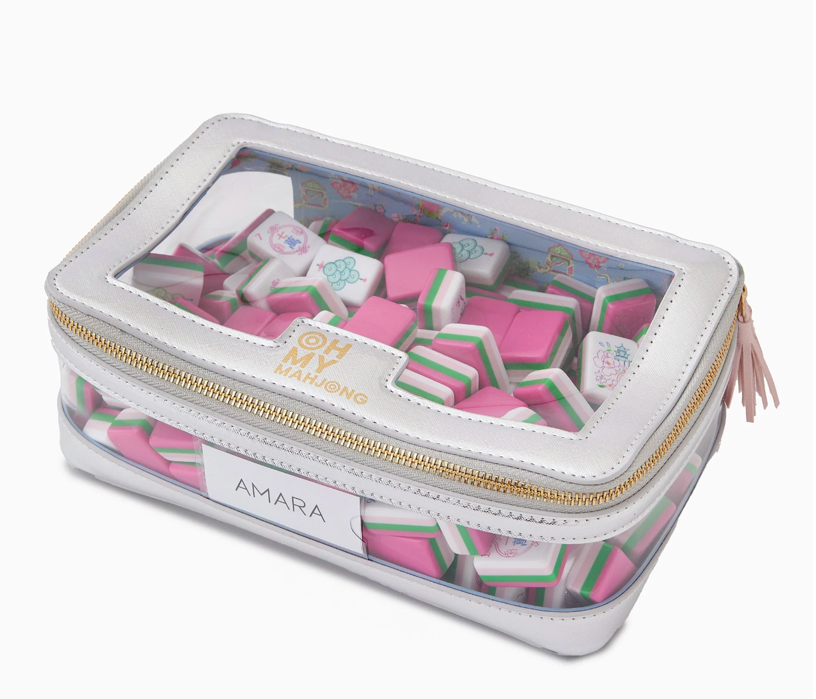 Silver Tile Storage Bag