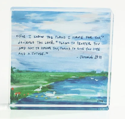 Acrylic Scripture Block Jeremiah 29:11
