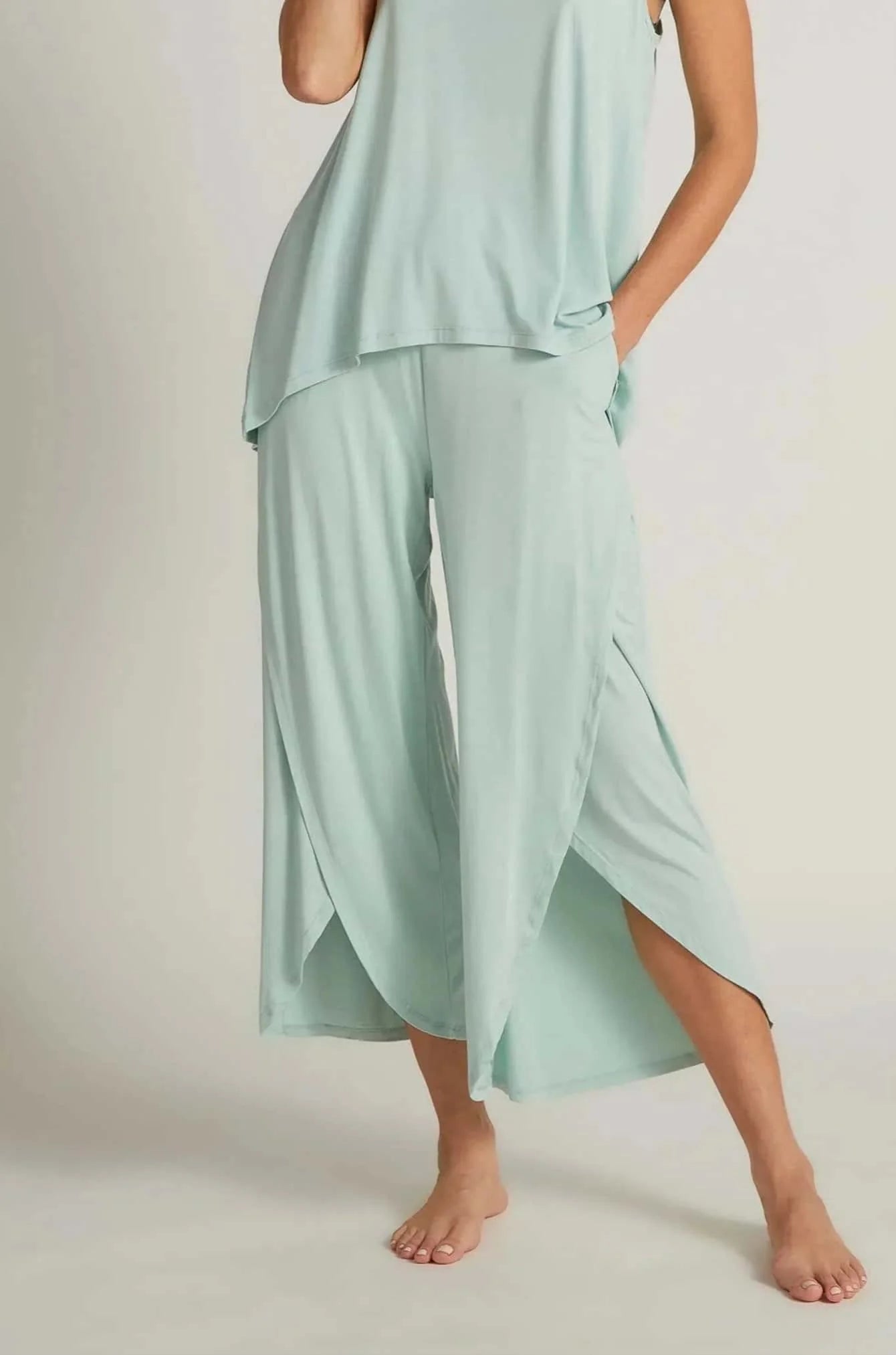 Tulip Pants Aqua- Large
