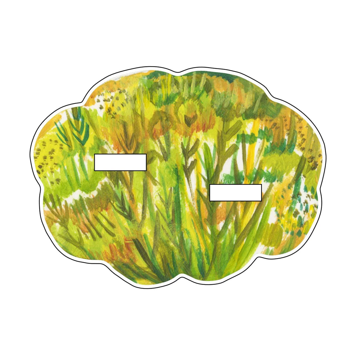 Double Stand Acrylic Leaf Flower Base Single -Large